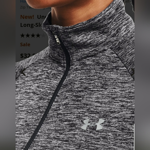 New! Womens Under Armour Tech 1/2 Zip-Twist Medium - Picture 4 of 5